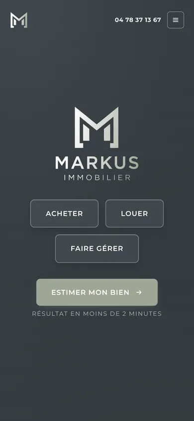 Markus Immobilier sur mobile