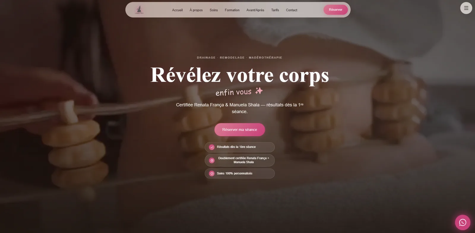 Aperçu du site Margaux CDR